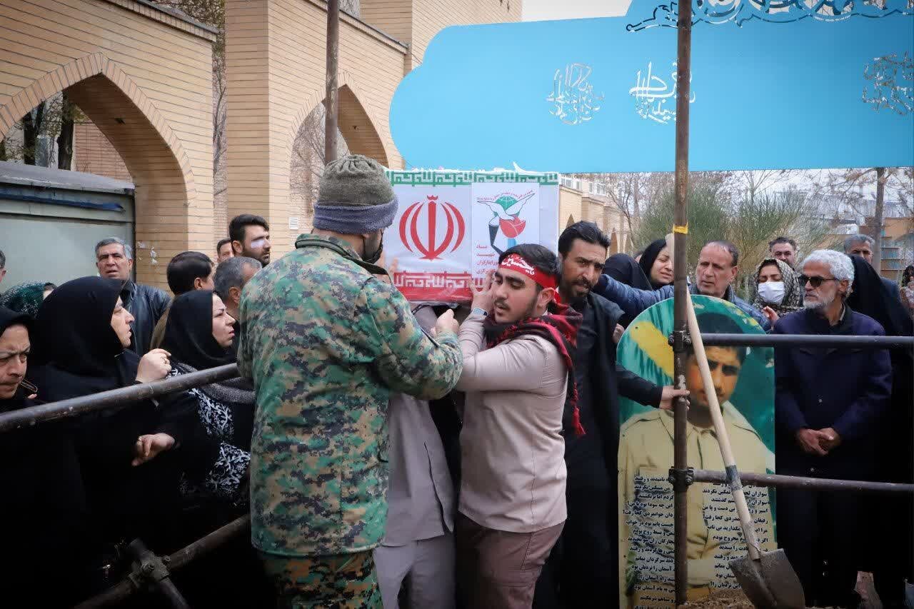 مراسم تشییع و خاکسپاری پیکر مطهر شهیدان والامقام نخبه شهیده مهسا طاهری، آموزگار شهیده زهرا مشهدی، شهیــد بابک رمضــــــــی