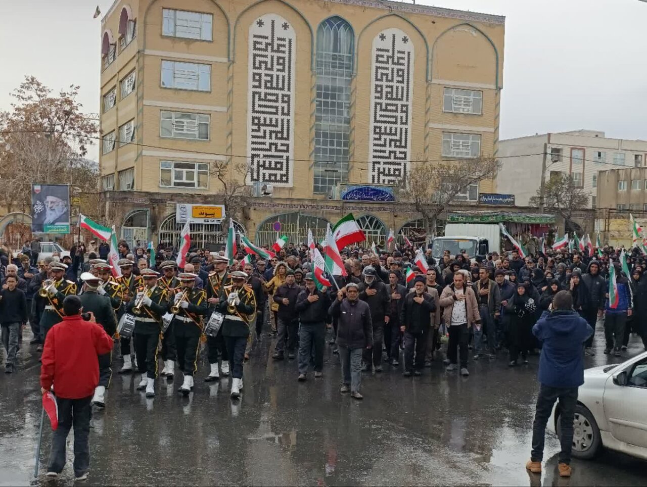 مراسم تشییع و خاکسپاری پیکر مطهر شهیدان والامقام نخبه شهیده مهسا طاهری، آموزگار شهیده زهرا مشهدی، شهیــد بابک رمضــــــــی