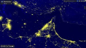 به‌روزترین تصاویر ماهواره‌ای از تنگه هرمز
