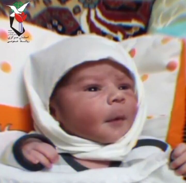 شهید مجتبی ساجدی شهید ۴روزه استان مرکزی مهمان حضرت علی اصغر(ع) شد