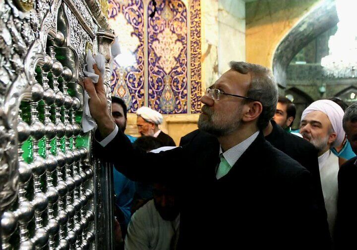 مراسم وداع با پیکر شهید «علی لاریجانی» در حرم حضرت معصومه(س) برگزار می‌شود