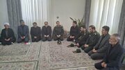 دیدار مسئولان با خانواده شهدای شهرستان طارم