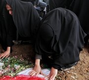 تشییع و تدفین ۱۳ بسیجی شهید محله قراملک تبریز