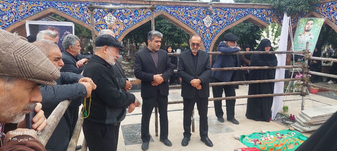 مراسم تشییع سه پیکر مطهر شهدای حملات صهیونی آمریکایی ناو دنا در مازندران