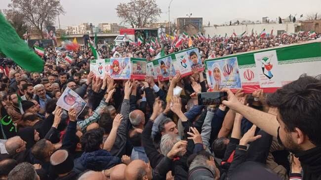 پیکر ۸ شهید در قزوین تشییع شد