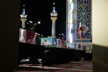 وداع مردم مشهد با شهید سید اسماعیل خطیب