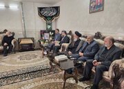 دیدار مسئولان بنیاد شهید با خانواده سردار شهید حسن فروغی