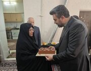 دیدار رئیس حراست بنیاد با خانواده شهیدان قریشی در اصفهان