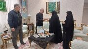 ️دیدار معاون تعاون بنیاد شهید با خانواده شهدای جنگ رمضان