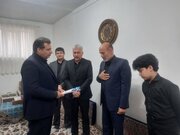 دیدار مدیرکل پذیرش و امور اداری ایثارگران با خانواده های معظم شهدا و ایثارگران در استان اردبیل