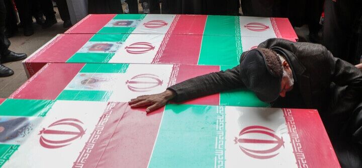 تشییع پیکر مطهر دو شهید در شهرستان فریمان