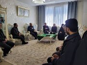 دیدار رییس بنیاد شهید و امور ایثارگران با خانواده‌های شهیدان رحیمی،وفایی و قربان‌نژاد