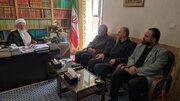 دیدار معاون فرهنگی و آموزشی بنیاد با امام جمعه و نماینده ولی فقیه در استان یزد