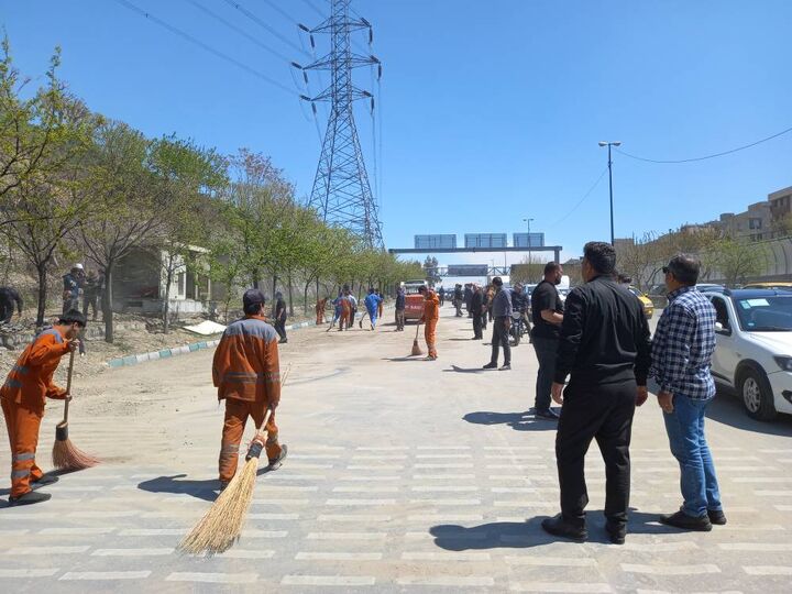 بازگشایی سریع بزرگراه حکیم ساعتی پس از حمله رژیم صهیونیستی 