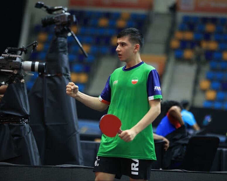 نابغه پینگ پنگ ایران سهمیه المپیک گرفت