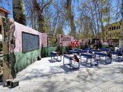 آغاز ساخت نمادهای جنگ تحمیلی آمریکایی ـ صهیونیستی در منطقه یک تهران 