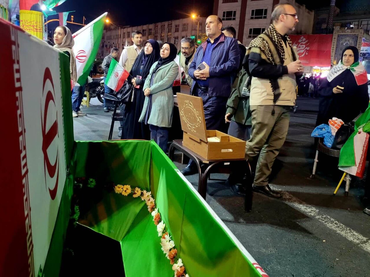 استقبال شهروندان از موکب فرهنگی سلام شهید