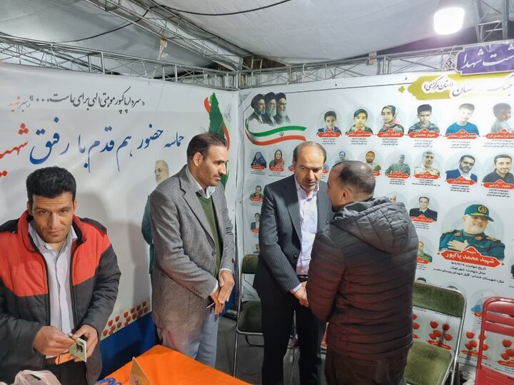 بازدید از غرفه «سلام شهید» و موکب تشکل یادگاران شهدای استان مرکزی