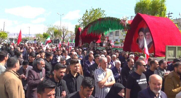 روایت تشییع پیکرهای خانواده ۱۵ نفره‌ای که جانفدای ایران شدند