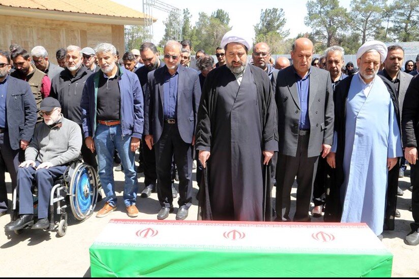 مراسم تشییع و تدفین مرحوم غلامعباس افشار، پدر گرانقدر خبرنگار شهید علیرضا افشار، برگزار شد