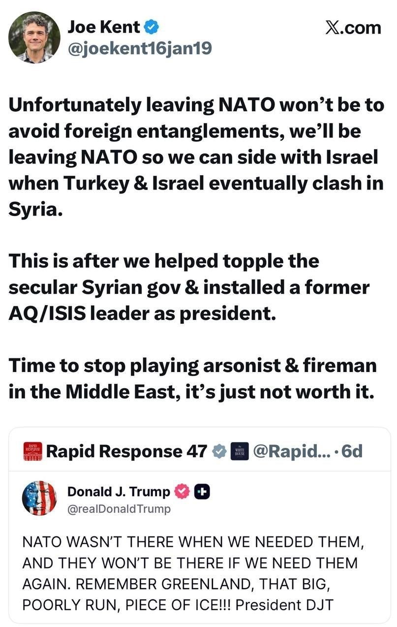 پیشبینی جو کنت: اسراییل وارد جنگ با ترکیه میشود