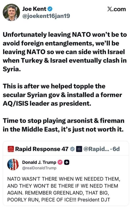 پیش‌بینی جو کنت: اسراییل وارد جنگ با ترکیه می‌شود