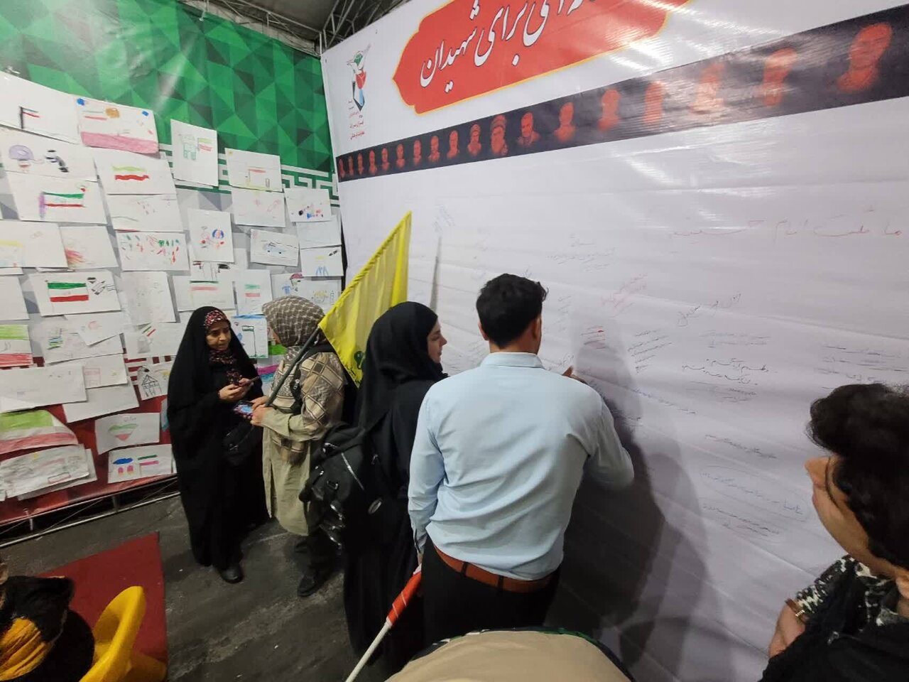 جذابیت موکب سلام شهید برای کودکان و نوجوانان