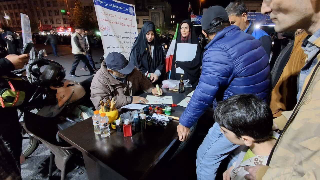 جذابیت موکب سلام شهید برای کودکان و نوجوانان