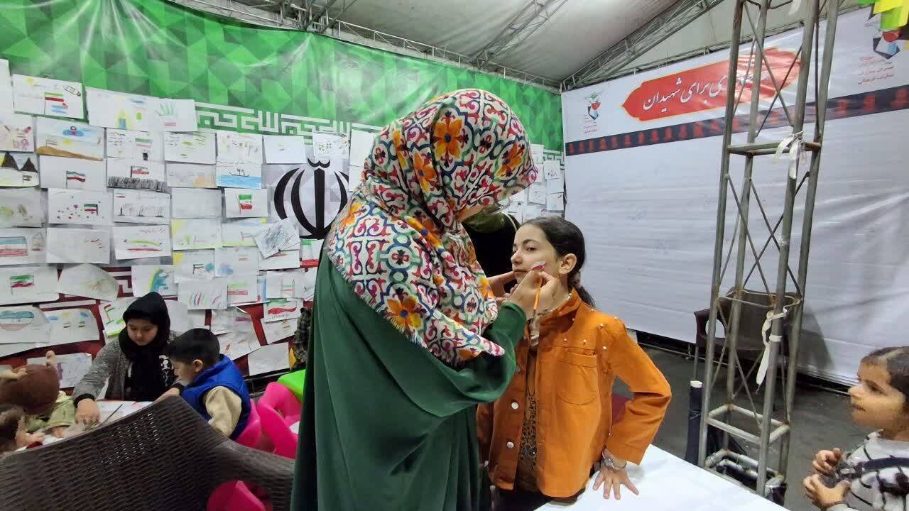 جذابیت موکب سلام شهید برای کودکان و نوجوانان