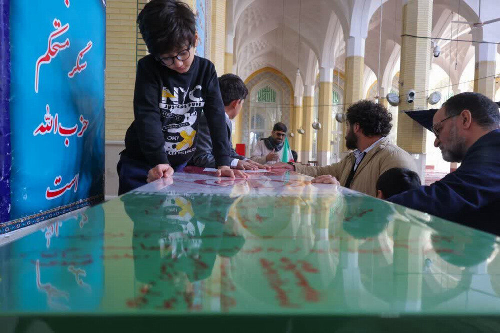 آیین تشییع پیکر شهید مردمی حملات رژیم صهیونی و آمریکا، شهید رحمت اله عباسی ولدی در البرز