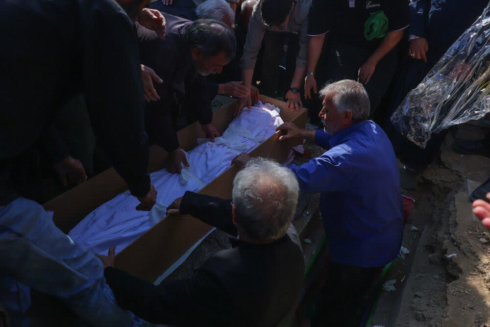 آیین تشییع پیکر شهید مردمی حملات رژیم صهیونی و آمریکا، شهید رحمت اله عباسی ولدی در البرز