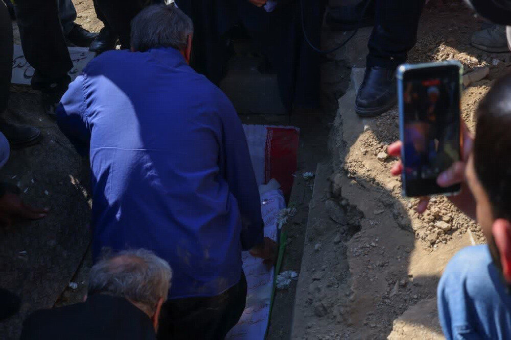 آیین تشییع پیکر شهید مردمی حملات رژیم صهیونی و آمریکا، شهید رحمت اله عباسی ولدی در البرز