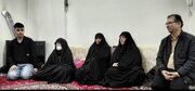 رئیس قرارگاه جنگ رمضان با خانواده شهیدان مولایی و رجبی دیدار کرد