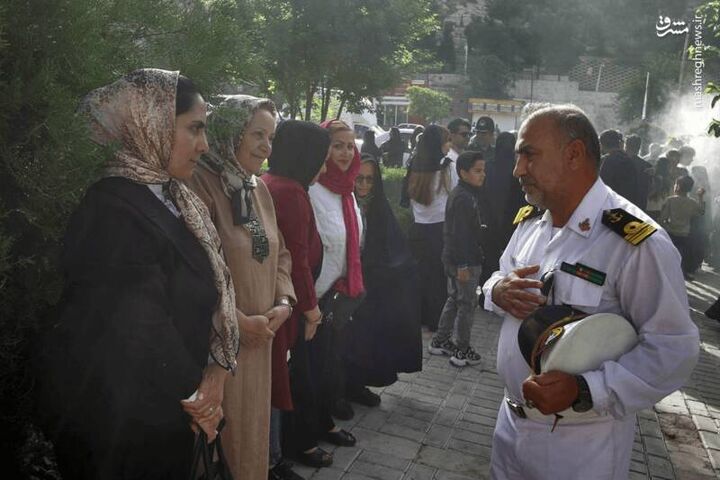 عکس/ دروازه قرآن شیراز میزبان ۹ مجروح ناوچه دنا