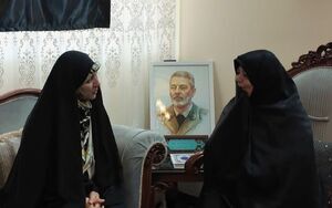 دیدار معاون رئیس‌جمهور با خانواده سپهبد موسوی در قم