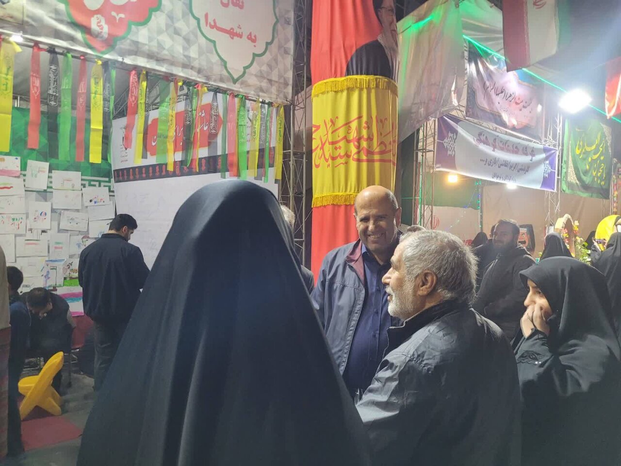 تقدیر از خانواده شهدا در موکب سلام شهید