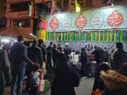 حال و هوای موکب سلام شهید در شب ولادت اخت الرضا