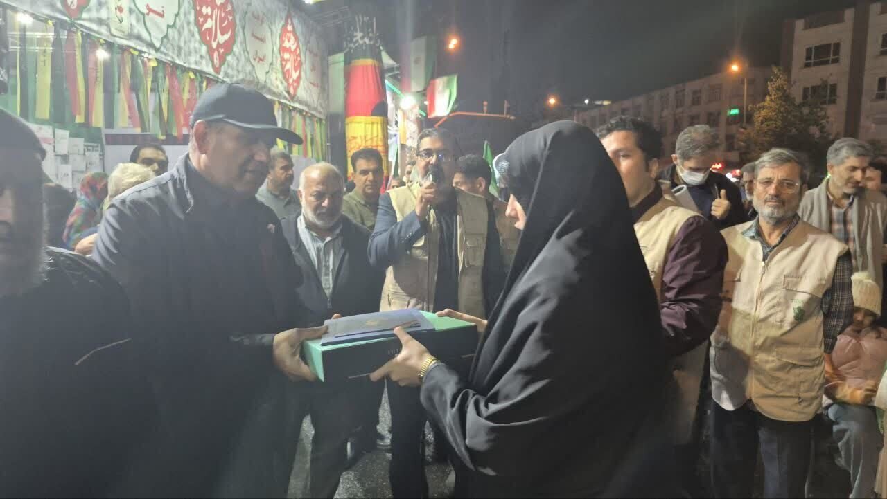 حال و هوای موکب سلام شهید در شب ولادت اخت الرضا