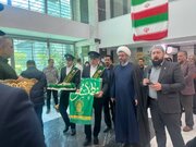 حضور خادمان حرم حضرت معصومه(س) در ستاد مرکزی بنیاد شهید و امورایثارگران