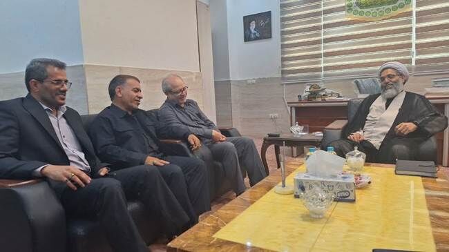 گفت‌وگوی مدیرکل بنیاد هرمزگان با مسئولان قشم درباره مسائل جامعه ایثارگری
