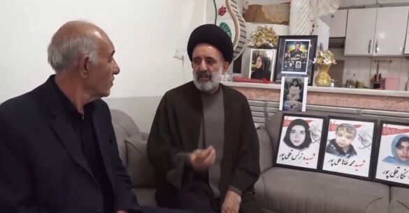 دیدار نماینده ولی فقیه در بنیاد شهید با خانواده سه شهید در لرستان