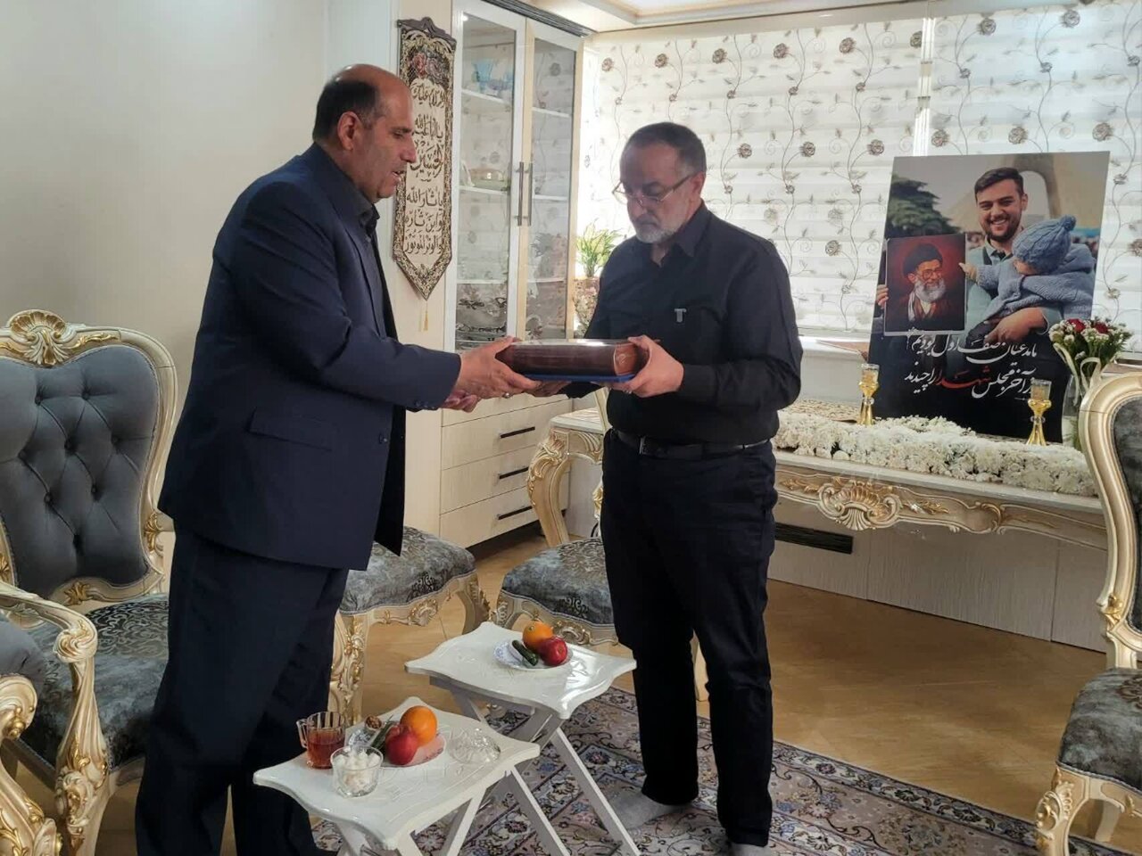 دیدار با خانواده شهدای جنگ تحمیلی سوم