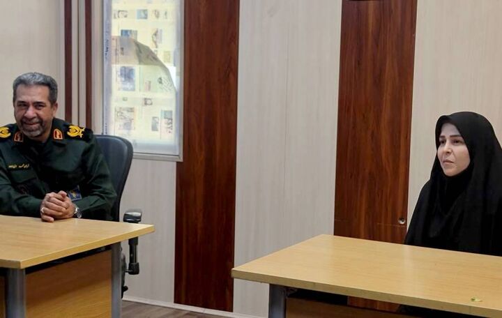 دیدار سرپرست بنیاد شهید شهرستان‌های استان تهران با فرمانده سپاه سیدالشهداء(ع) به مناسبت سالروز تأسیس سپاه