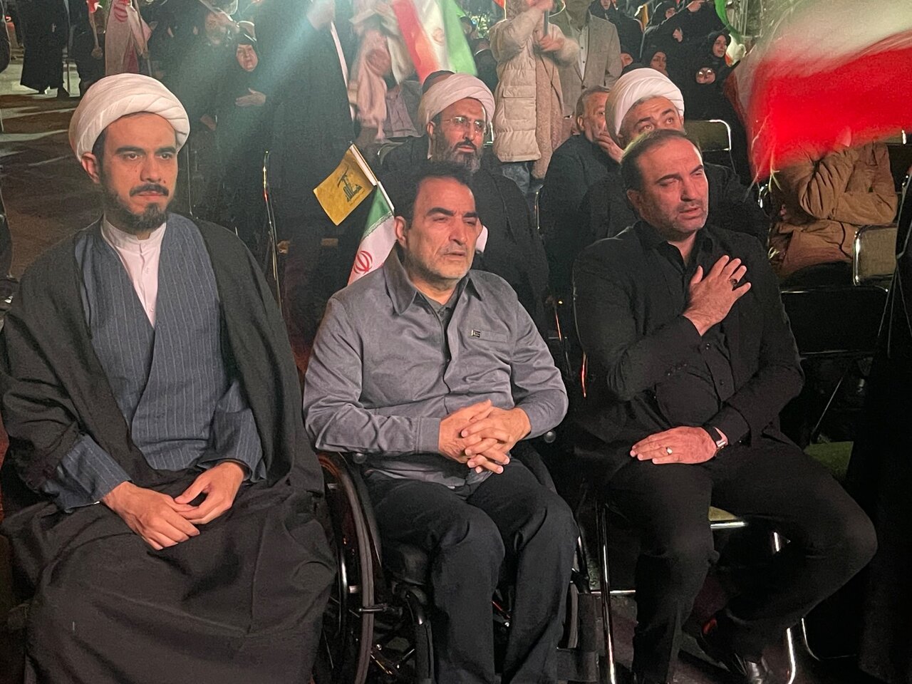 برگزاری مراسم تجمع مردمی تشکل‌های شاهد و ایثارگر در میدان بهارستان تهران