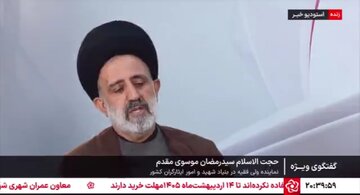 موسوی‌مقدم: مردم در جنگ رمضان «رنسانس بزرگ» آفریدند/ خط مقدم امروز در کوچه‌ها و فضای مجازی است