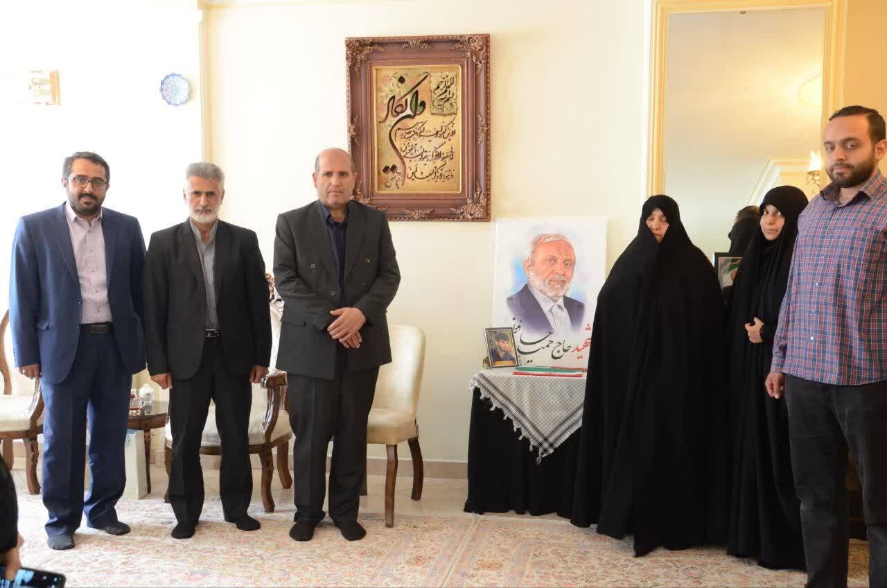 دیدار با خانواده شهیدان شادکامی، حافظی و حیدری