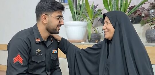 دلنوشته مادر شهید «حبیب قنبری مزیدی»