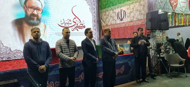 بزرگداشت مقام معلم در موکب سلام شهید