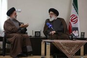 دیدار نماینده ولی فقیه در بنیاد شهید و امور ایثارگران با نماینده ولی فقیه در استان البرز