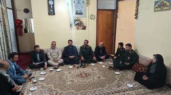 دیدار با خانواده شهید والامقام محمد رضا خسروآبادی
